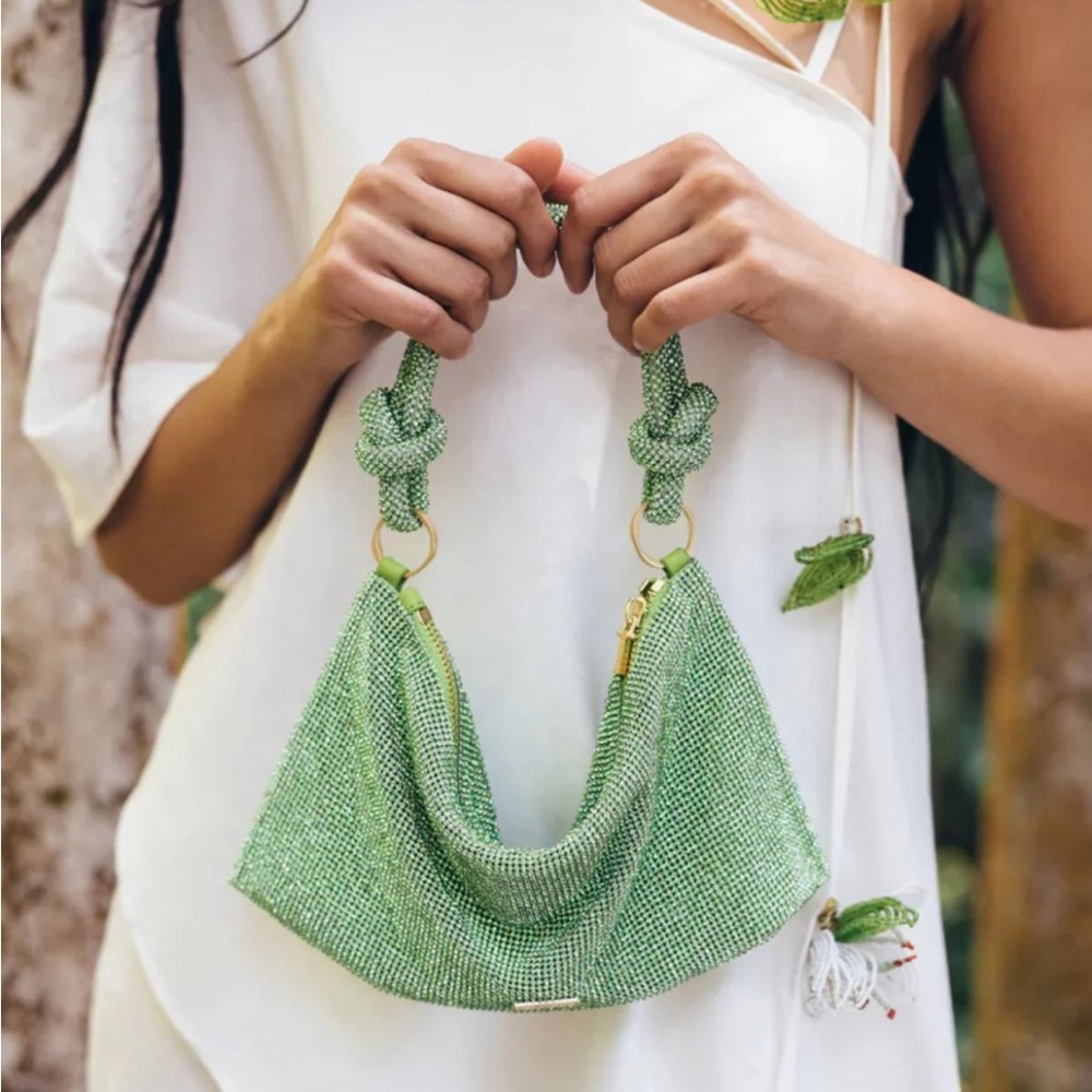 Cult gaia Hera Nano Rhinestone Shouldee Bag